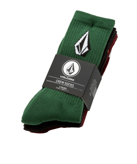 Pánské ponožky Volcom Full Stone Mix Sock 3Pk 3P
