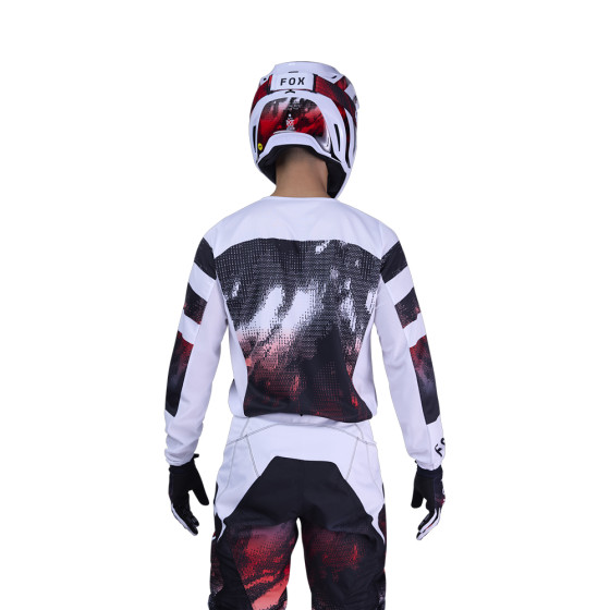 Dres - FOX 180 Kairos 2025 - White / Fluo Red