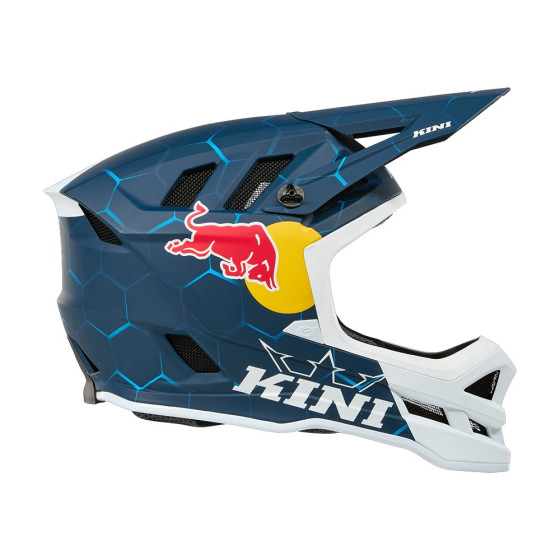 Integrální přilba - KINI Red Bull DHC 1.0 2026 - modrá/bílá
