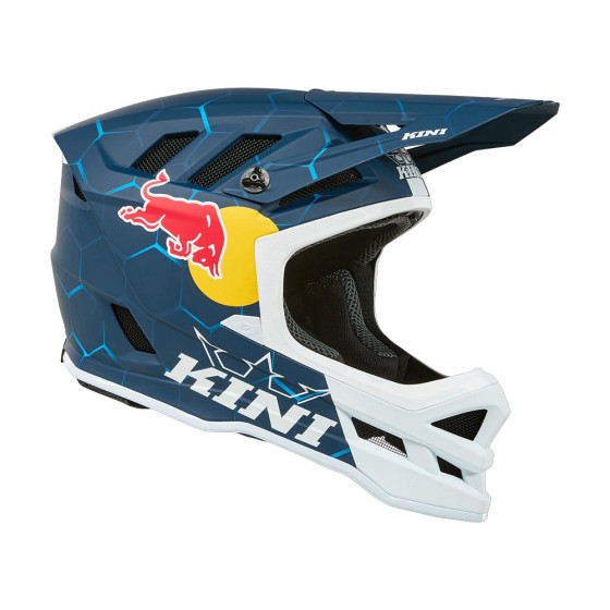 Integrální přilba - KINI Red Bull DHC 1.0 2026 - modrá/bílá