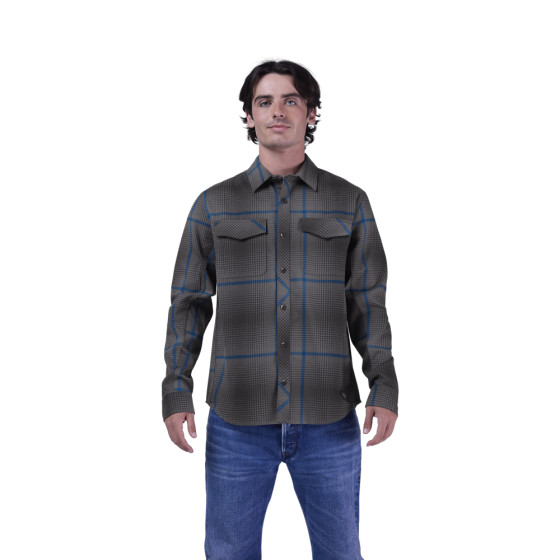 Košile - FOX Survivalist Fire Flannel 2025 - Dark Shadow