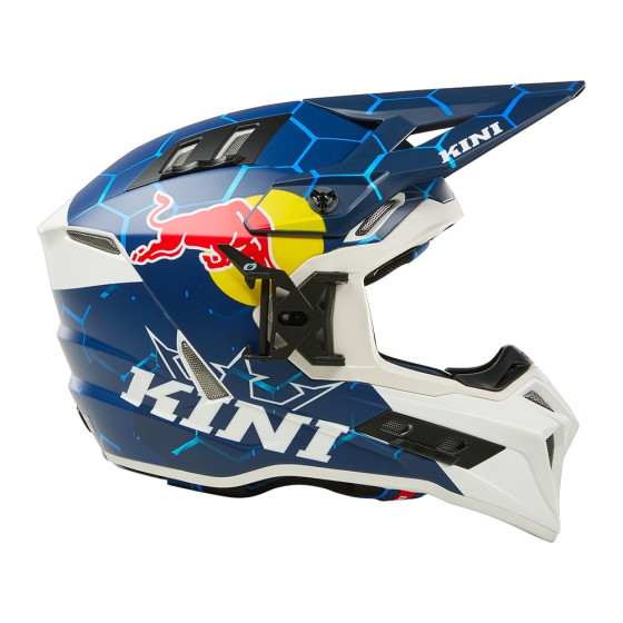Přilba na cestovní Enduro - KINI Red Bull EXC 1.0 2025 - modrá/bílá