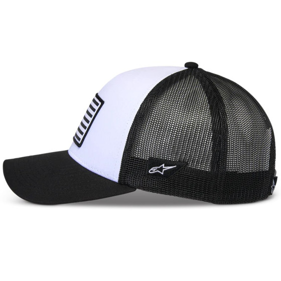 Čepice - ALPINESTARS Flag Snapback Hat - White / Black