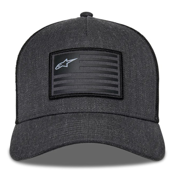 Čepice - ALPINESTARS Flag Snapback Hat - Charcoal Heather / Black