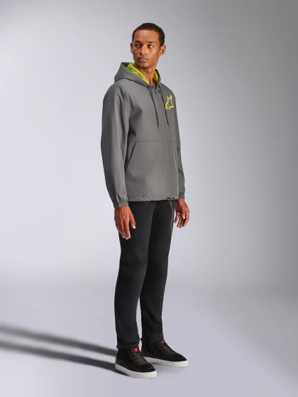 Bunda - ALPINESTARS Speeder Chromium Windbreak 2025 - Charcoal / Hi Vis Yellow