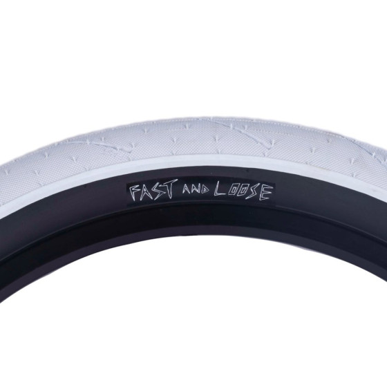 Plášť BMX - CULT Fast & Loose Walsh 2,4" - bílá