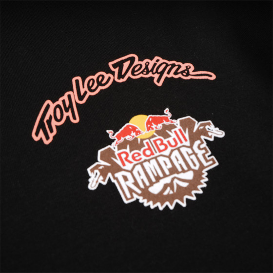 Triko - TROY LEE DESIGNS Red Bull Rampage Valley Of Gods Ls 2025 - Black