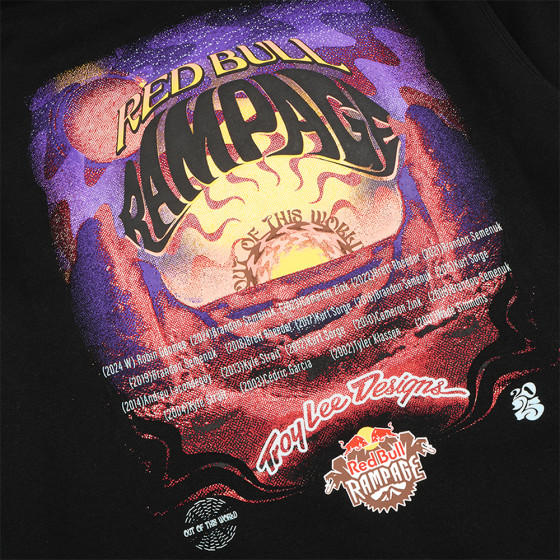 Mikina - TROY LEE DESIGNS Red Bull Rampage Valley Of Gods 2025 - Black