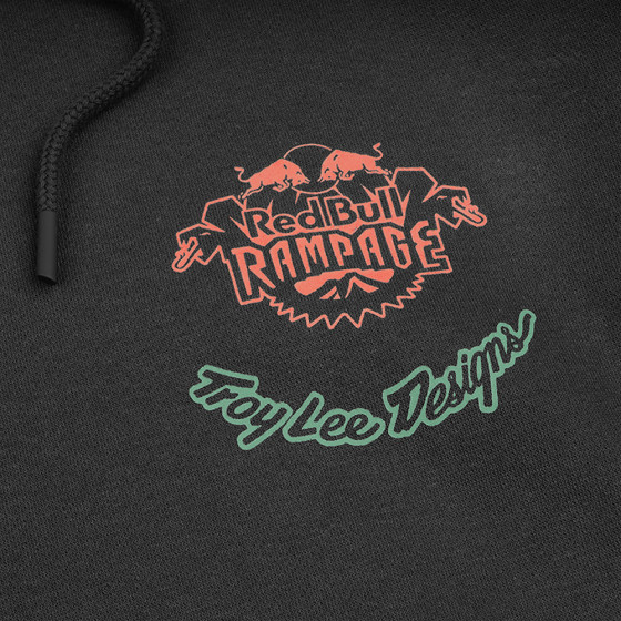 Mikina - TROY LEE DESIGNS Red Bull Rampage Intergalactic 2025 - Coal