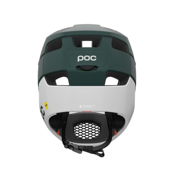 Integrální přilba - POC Otocon Race Mips - Pargasite Green Matt/Hydrogen White Matt