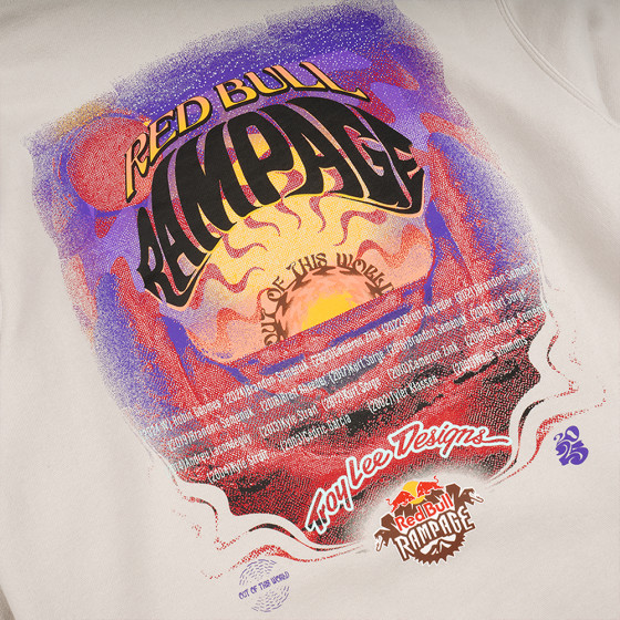 Mikina - TROY LEE DESIGNS Red Bull Rampage Valley Of Gods 2025 - Bone
