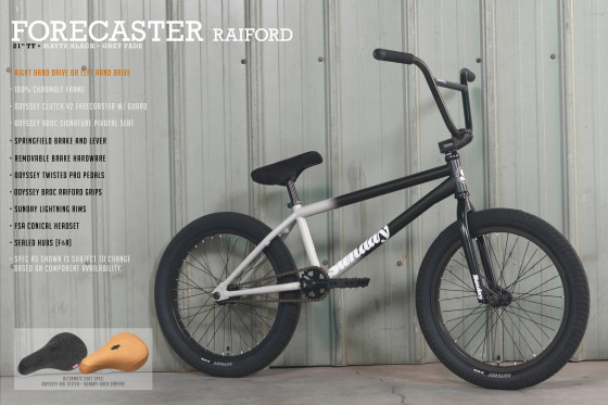 Freestyle BMX kolo - SUNDAY Forecaster Raiford - Black / Grey