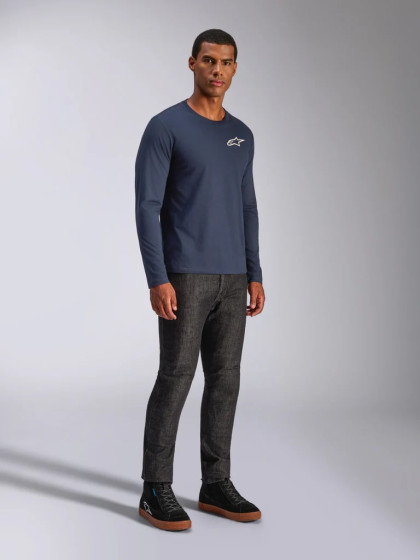Triko - ALPINESTARS Trackside CSF Tee 2025 - Navy