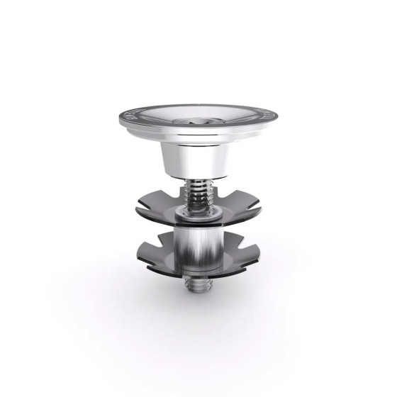 Víčko a ježek hlavového složení - TITLE Top Cap and Bolt - Chrome