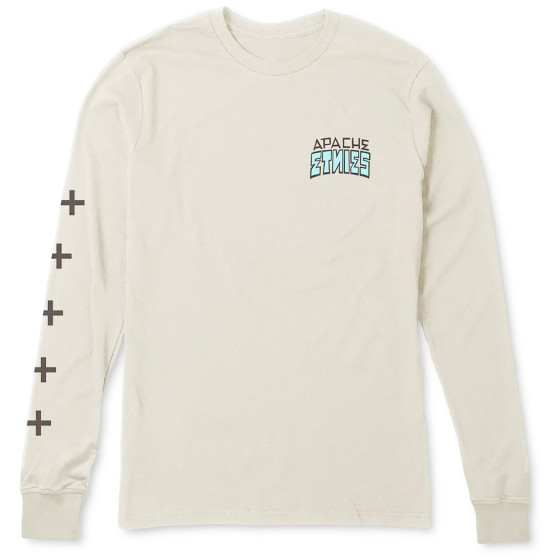Triko - ETNIES x Apache LS Tee - Natural