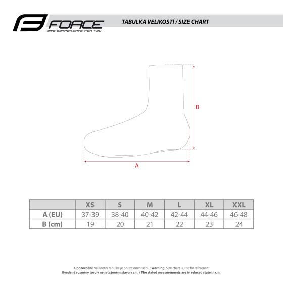 Návleky na boty - FORCE High Easy Road - Černá