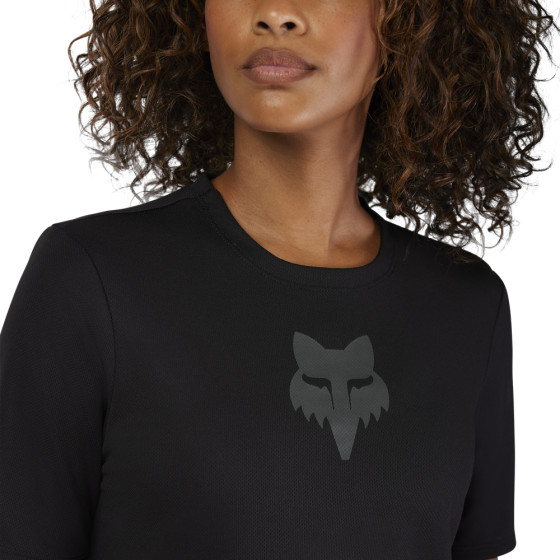 Dámský dres - FOX W Ranger Ss Fox Head 2025 - Black