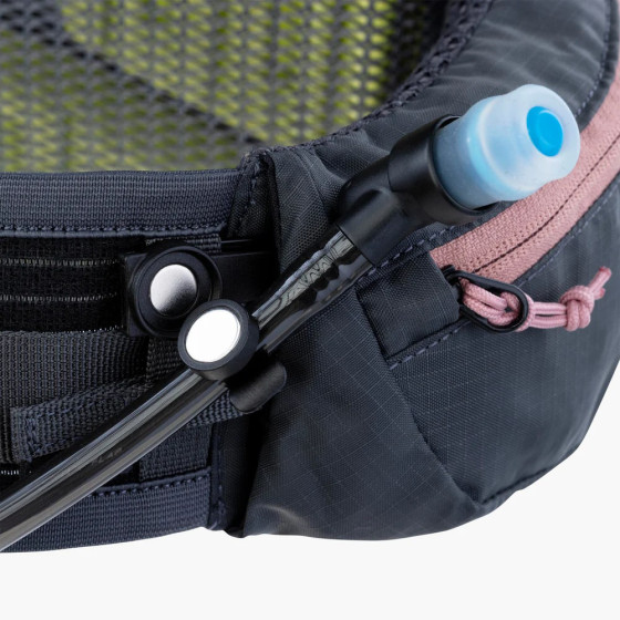 Ledvinka - EVOC Hip Pack Pro 3 + Hydration Bladder 1,5L - Dusty Pink / Carbon Grey