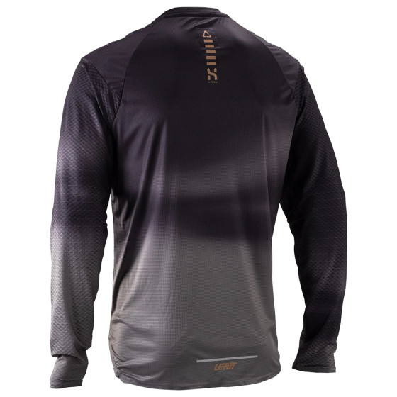 Dres - LEATT MTB Trail 3.0 Ls 2025 - Ghost Black