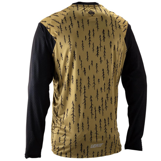 Dres - LEATT MTB Trail 3.0 Ls 2025 - Trails Brown