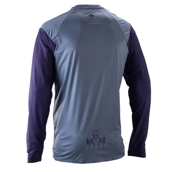 Dres - LEATT MTB Trail 3.0 Ls 2025 - Galaxy Purple