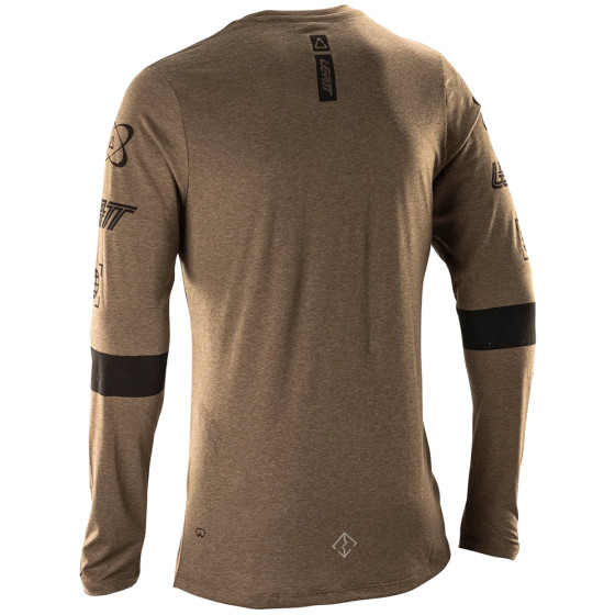 Dres - LEATT MTB Gravity 3.0 Ls 2025 - Loam Brown