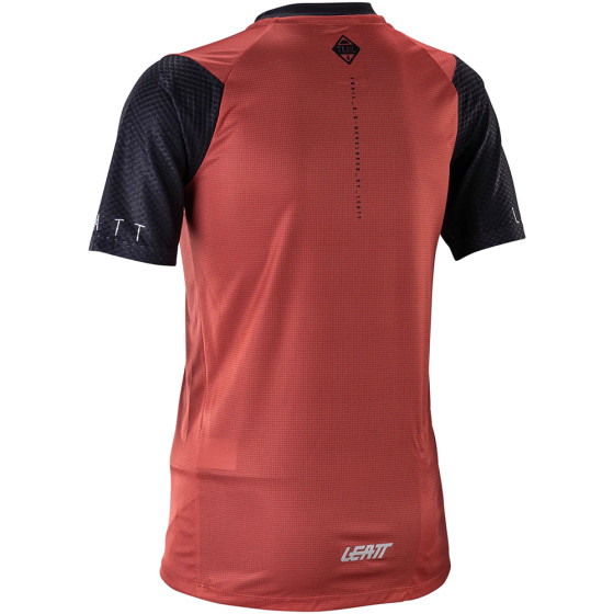 Dámský dres - LEATT MTB Trail 3.0 Ss 2025 - Dusty Red