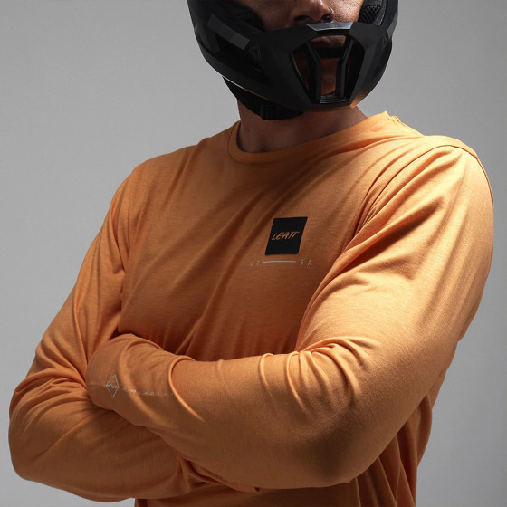 Dres - LEATT MTB Gravity 3.0 Ls 2025 - Larger Yellow