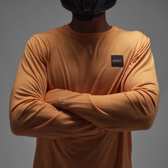Dres - LEATT MTB Gravity 3.0 Ls 2025 - Larger Yellow