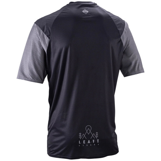 Dres - LEATT MTB Trail 3.0 Ss 2025 - Ghost Black