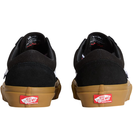 Boty - VANS Old Skool Skate - Black / Gum / White