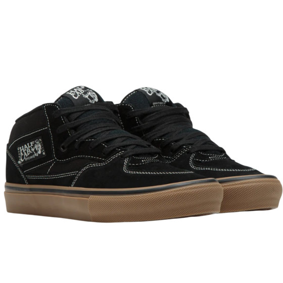 Boty - VANS Half Cab Skate - Black / Gum / White