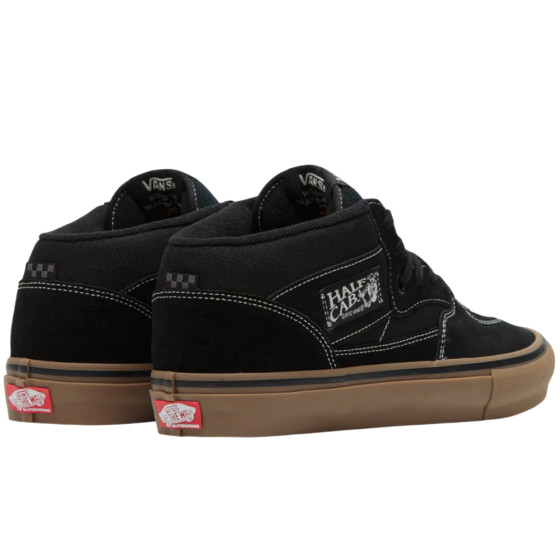 Boty - VANS Half Cab Skate - Black / Gum / White