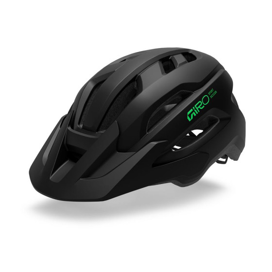 Dětská přilba MTB - GIRO Fixture II Youth MIPS 2026 - Mat Black/Vivid Green