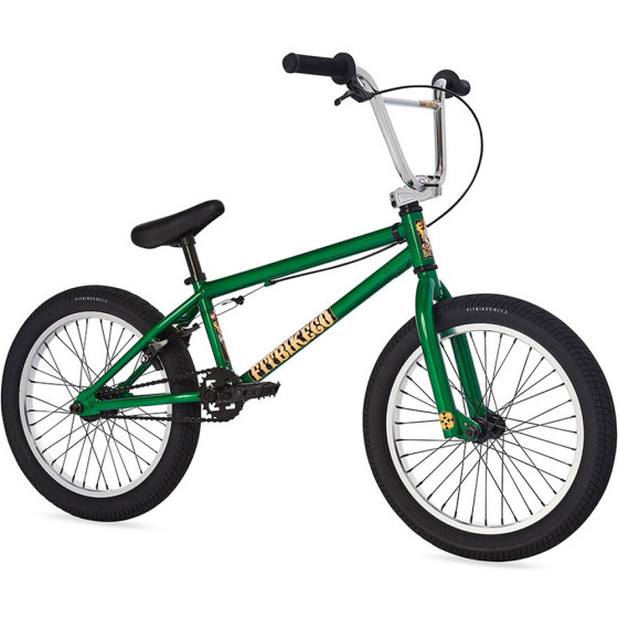 Dětské freestyle BMX kolo - FITBIKE Misfit 18" - Green