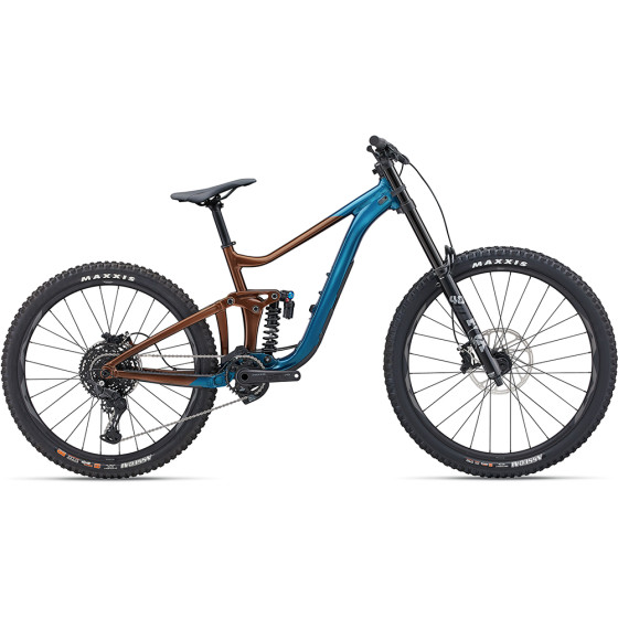Freeride / Bikepark kolo - GIANT Reign SX 2024 - Sea Sparkle / Hematite