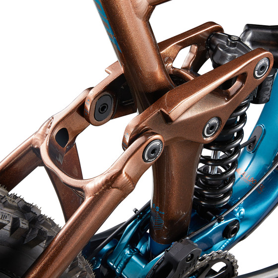 Freeride / Bikepark kolo - GIANT Reign SX 2024 - Sea Sparkle / Hematite