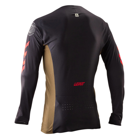 Dres - LEATT MTB Gravity 5.0 Ls 2026 - Race Brown