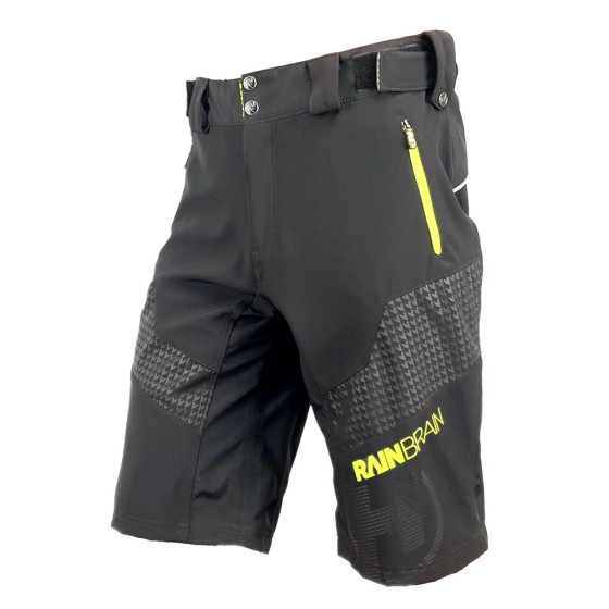 Kraťasy - HAVEN Rainbrain 2016 - černozelená