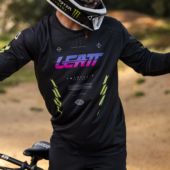 Dres - LEATT MTB Gravity 4.0 Ls 2026 - Race Black