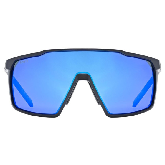 Sluneční brýle - UVEX Mtn Perform S - Black Blue Matt / Mirror Blue