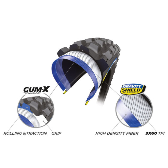 Plášť MTB - MICHELIN Wild AM2 TS TLR (Competition line) 27,5 x 2,6 - Kevlar