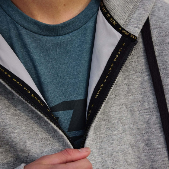 Mikina - ONE INDUSTRIES Repeat Hoodie - Šedá