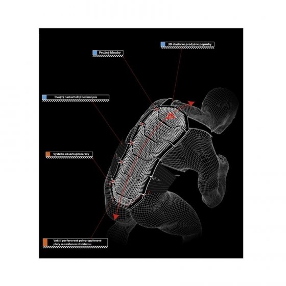 Páteřák - DAINESE Manis D1 - 65