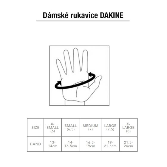 Dámské rukavice - DAKINE Cross-X 2018 - modrá