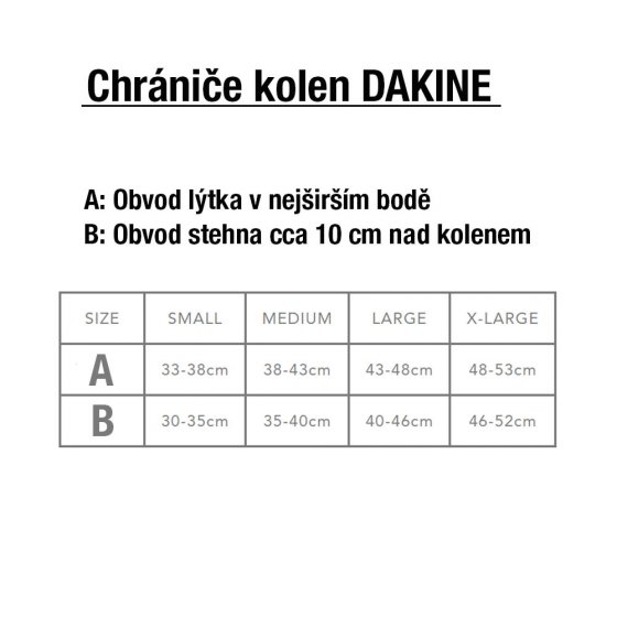 Chrániče kolen - DAKINE Anthem Knee Pad 2018 - černá