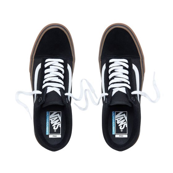 Boty - VANS Old Skool PRO - Black/White/Gum