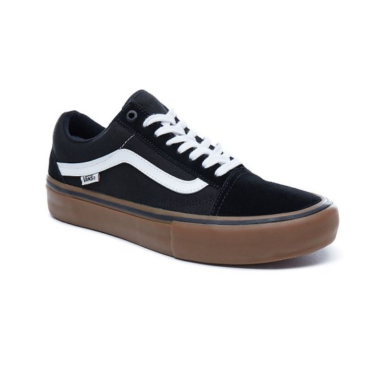 Boty - VANS Old Skool PRO - Black/White/Gum