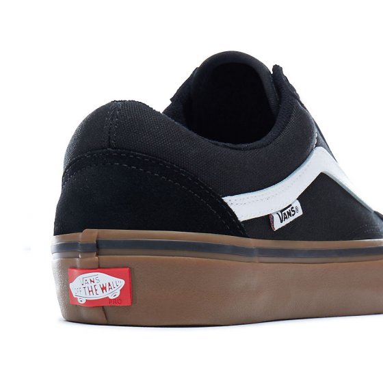 Boty - VANS Old Skool PRO - Black/White/Gum