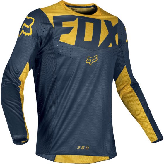 Dres - FOX 360 Kila Jersey 2019 - Navy/Yellow